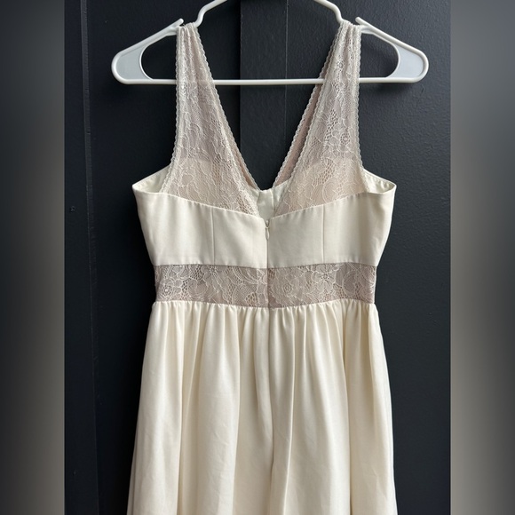 Max & Cleo Cream Lace Mini Dress - Picture 9 of 14